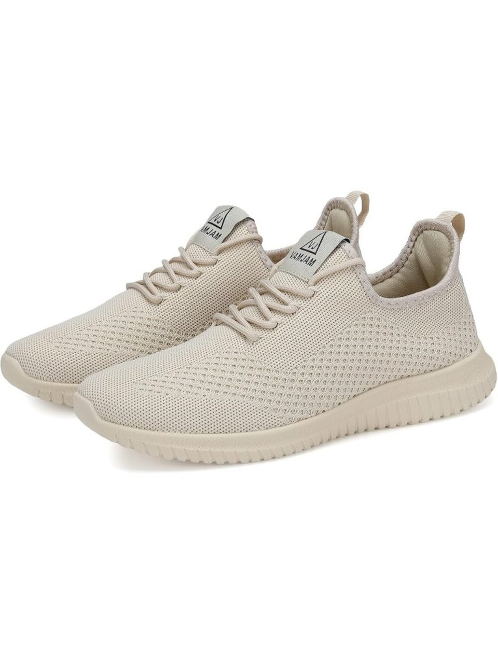 🆕Men All Off White Ultra Lightweight Non Slip Breathable Mesh Workout Sneakers - Picture 6 of 6